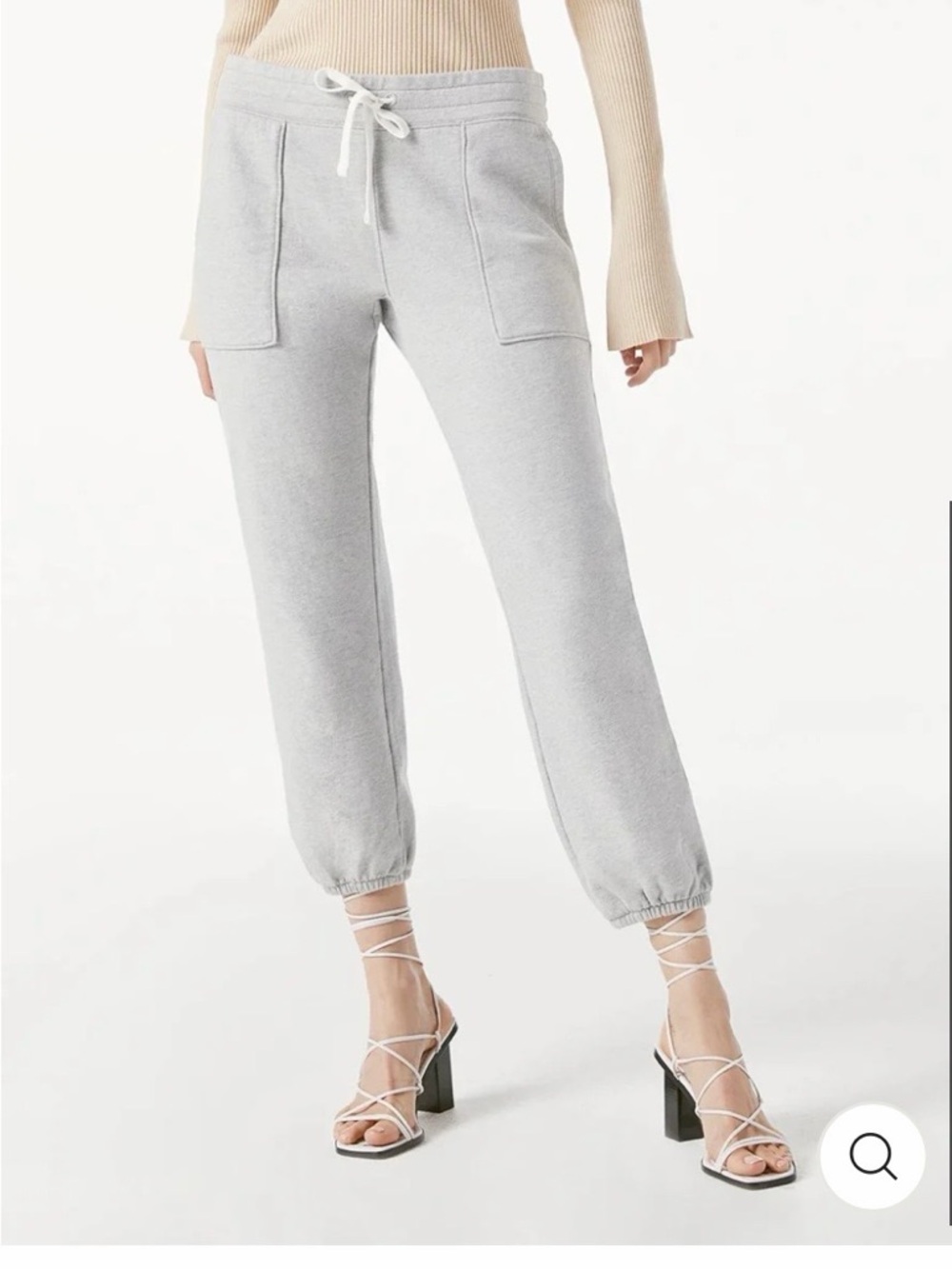 Frame Denim Vintage Sweatpants in Gris HeatherDrawstring Joggers